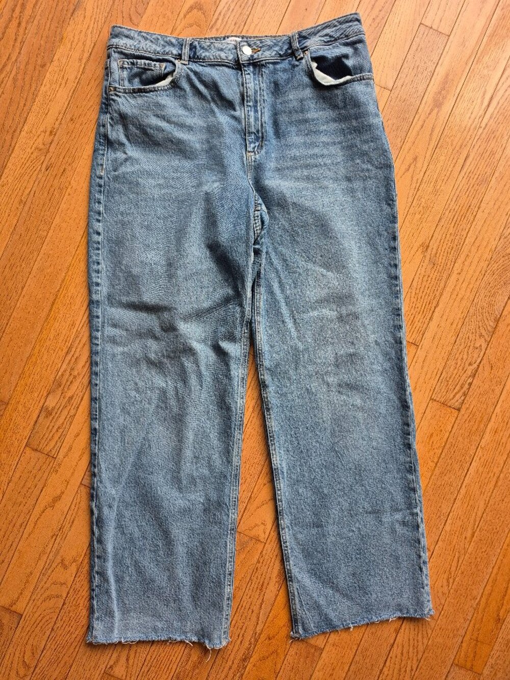 Dynamite Heidi High Rise Wide Leg Jeans 32